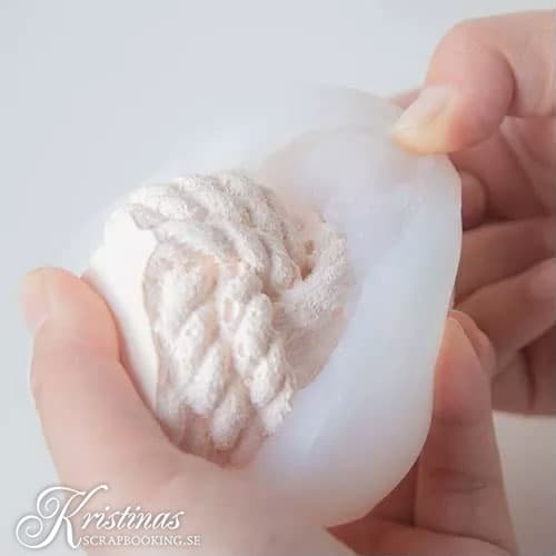 Silikonform Ljusformar - Gordisk Knut - 5x6 cm