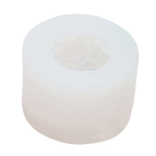 Silikonform Ljusformar - Rund Rosboll - H: 4,3 cm