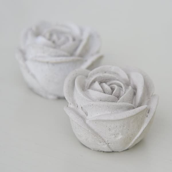 Silikonform Ljusformar - Ros Nr 4 - H: 4 cm