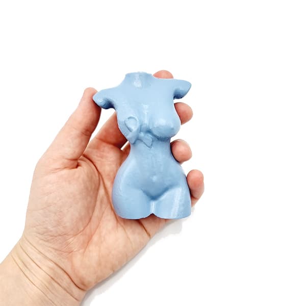 Silikonform Ljusformar - Rosa Bandet - H: 10 cm
