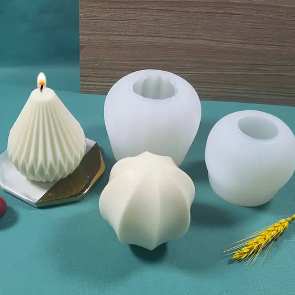 Silikonform Ljusformar - Klot No 33 - H: 7 cm