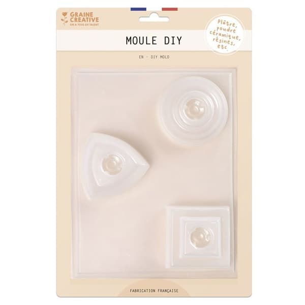Termoformad form - Ej specificerad - 3 ljusstakar - Livsmedelsklassad PVC - 19 x 23,5 cm - Blandad