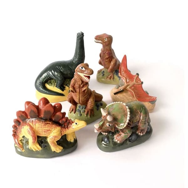 Latexform - DTM - Dinosaurier - 6 stycken - För barn från 6 år och uppåt