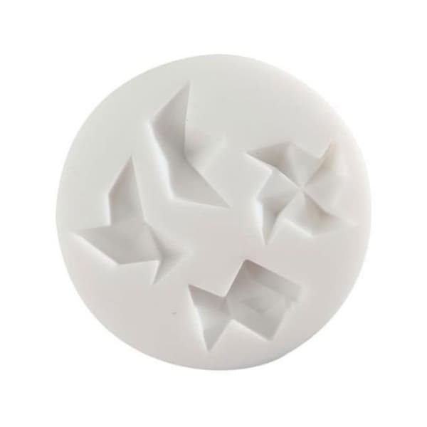 2 origami silikonformar för polymerlera