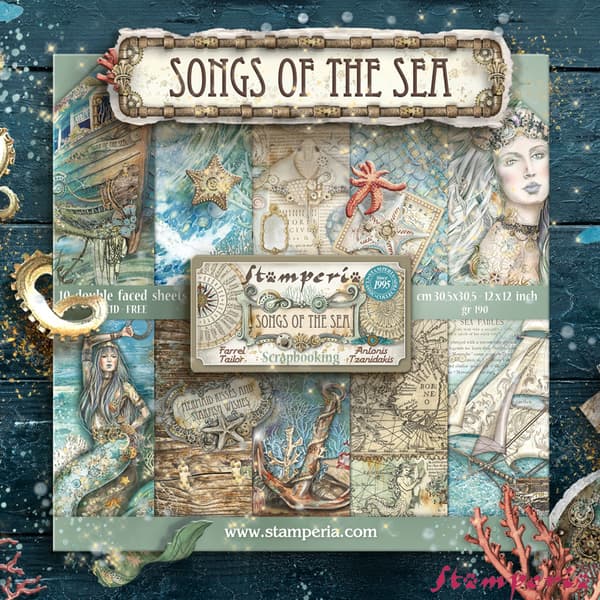 Soft Mould A4 Stamperia - Songs of the Sea - Mermaid