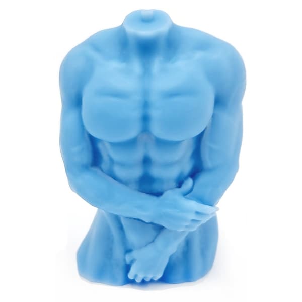 Silikonform Ljusformar - Manlig Torso - H: 10 cm