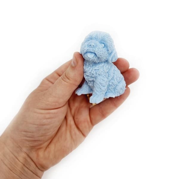 Silikonform Ljusformar - Hund - H: 6,6 cm