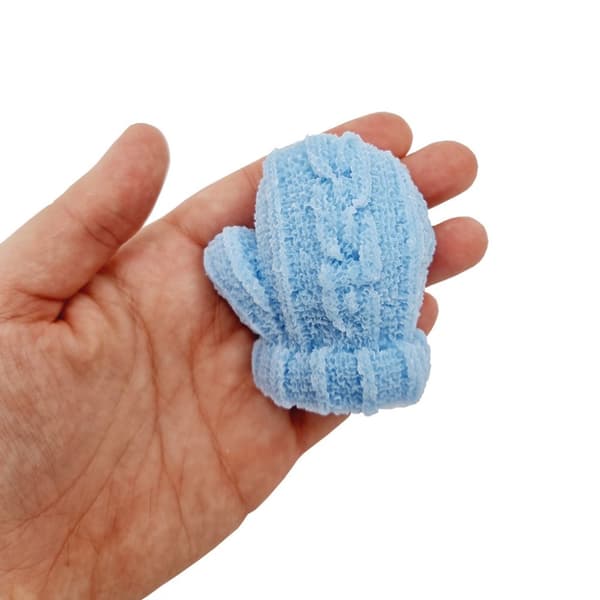 Silikonform Ljusformar - Stickad Vante - H: 7 cm