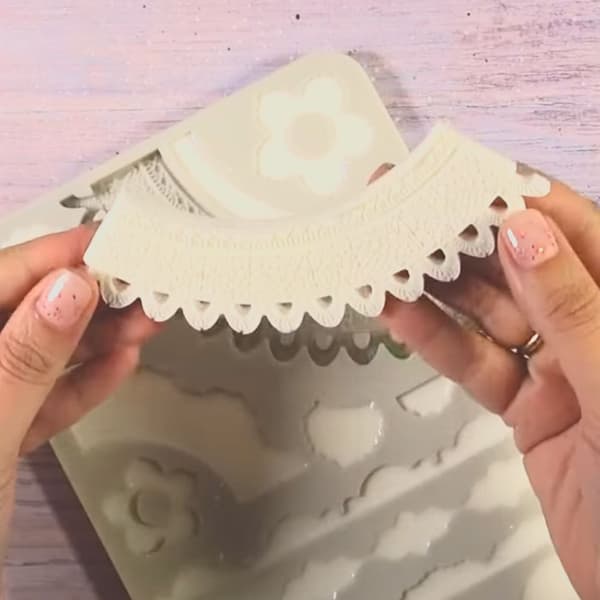 Silicon Mould A5 - Stamperia Secret Diary - Lace Borders