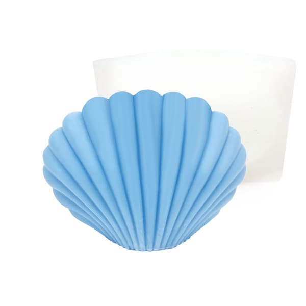 Silikonform Ljusformar - Snäcka - H: 6 cm