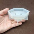 Miniatyrbild 4 av 4: Silikonform Hexagon Ljusstake - 102x90 mm - Gjutform