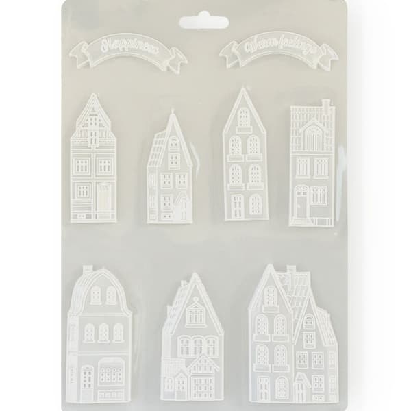 Soft Mould A4 Stamperia - Houses
