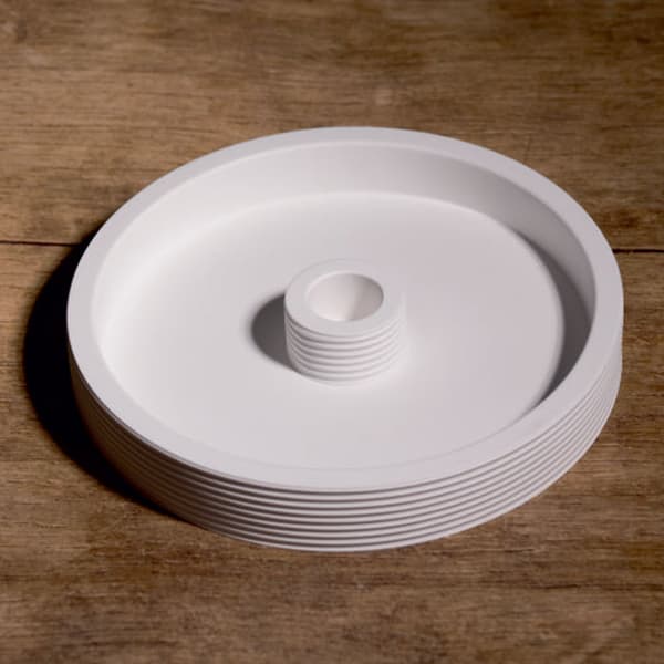 Silikonform Ljushållare Rund Bricka - 165x25 mm - Gjutform