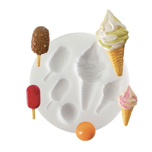 Silikonform (mini) Glass - Kreativt frö {färg}