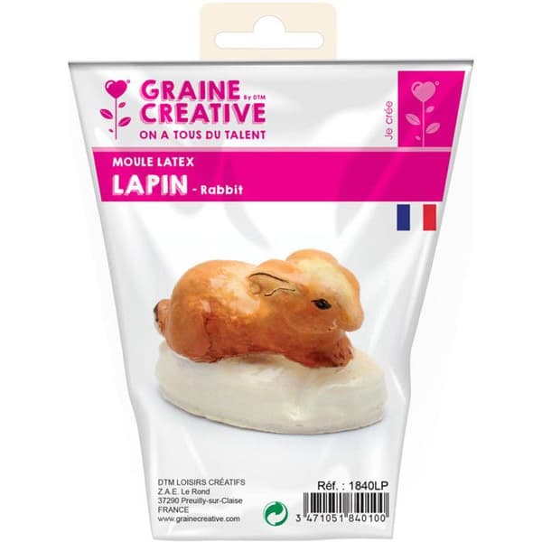 KANIN latexform - Kreativt frö {färg}