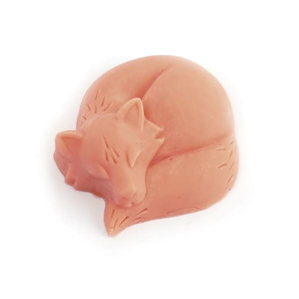 Mini tvålform sovande räv