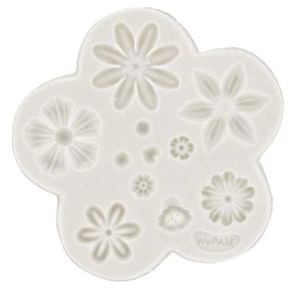 Silikonform - WeMoule - Blommor - Lätt att ta ur - Idealisk för kallporcelain - Unisex