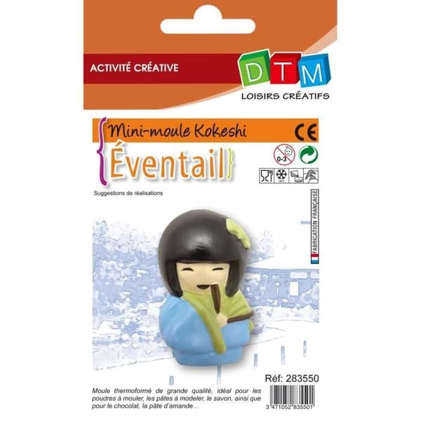 Form - DTM - Kokeshi fläkt - Termoplast - 105 x 80 mm - Livsmedelsklassad kvalitet