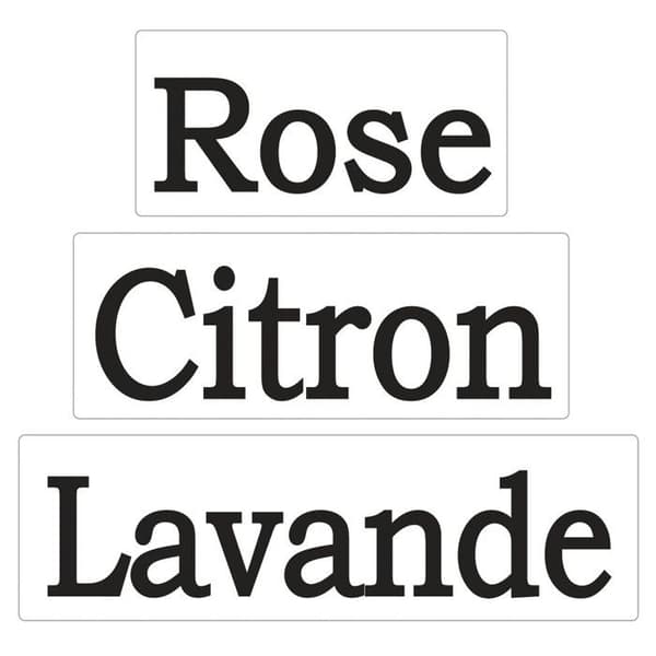 Tampong bottenform för tvål Ros och Citron och Lavendel