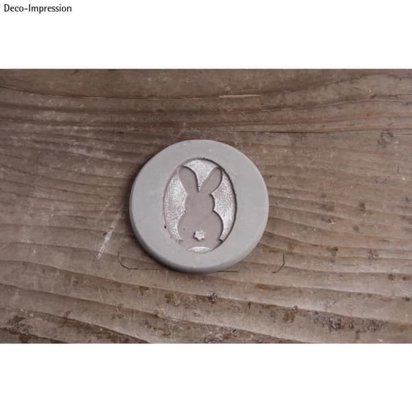 Etiketter Kanin, 55x40mm, oval, tab-bag 1st.