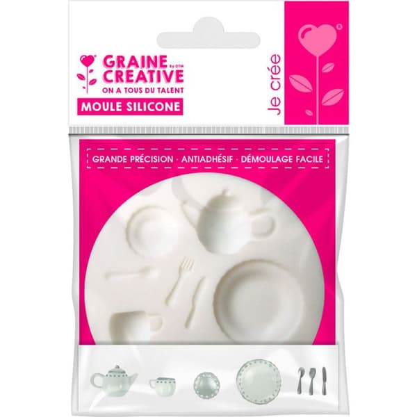 Siliconform - Graine Creative - Utrustning - Diameter 7cm - Tjocklek 0.9cm - Fleranvändning