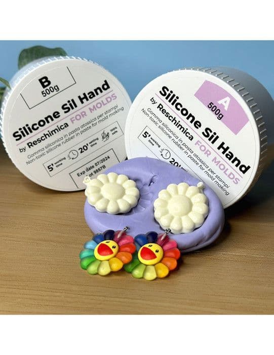 Silikonpasta - SIL HAND - 1 kg - Giftfri - Modellerbar - Snabbtorkande
