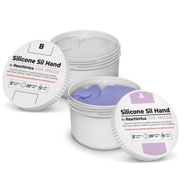 Silikonpasta - SIL HAND - 1 kg - Giftfri - Modellerbar - Snabbtorkande
