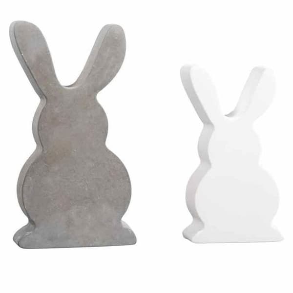 Silikonform - Homedeko - Kaninfamilj - Flerfärgad - 8x14,5x3cm - 6,5x11,7x3cm