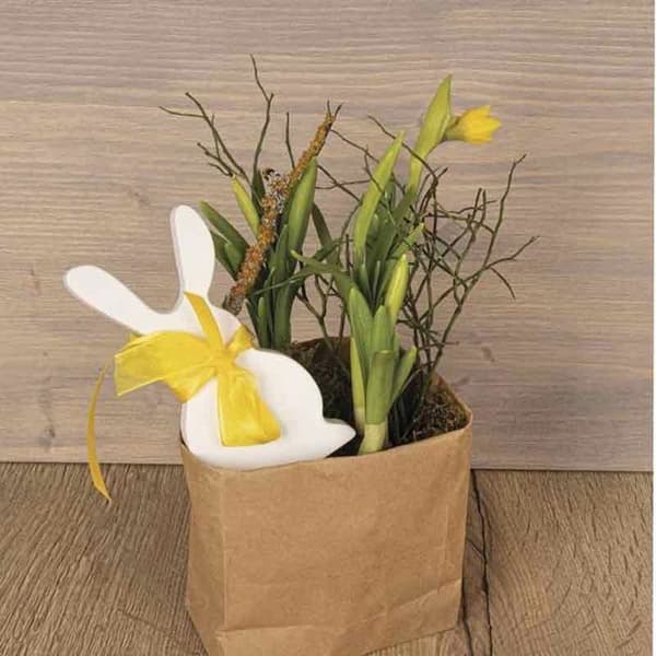 Silikonform - Homedeko - Kaninfamilj - Flerfärgad - 8x14,5x3cm - 6,5x11,7x3cm