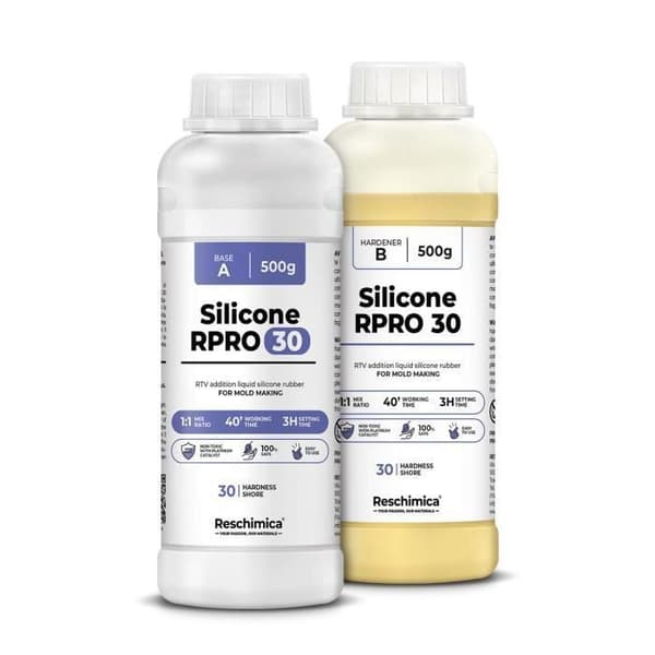 Silikongummi - R PRO - R PRO 30 - 1:1 - Ej giftig - Hög rivhållfasthet