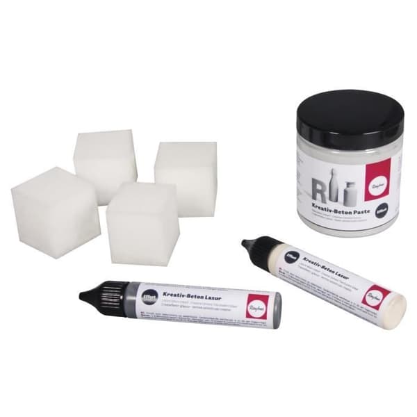Kreativt betongpasta kit - Rayher Grey