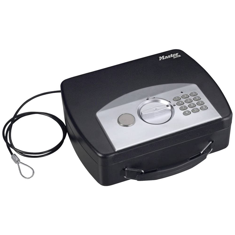 Master Lock P40020 Dokumentkassett (B x H x D) 74 x 254 x 201 mm Svart