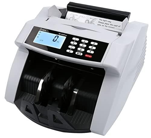 Olympia NC 520plus pengetæller til sorteret optælling, kontrol af pengesedler for UV og MG