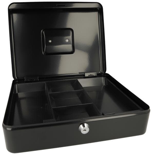 Westcott AC-E51002-ZW Kassalåda 301x242x91mm Svart, plastinsats med 5 fack