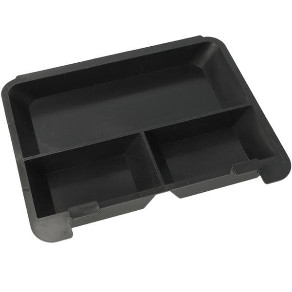 Westcott AC-E51001-ZW Kassalaatikko 200x161x90mm musta, muovinen sisäke, jossa 3 lokeroa