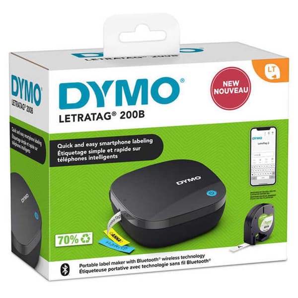 Dymo Etiketprinter Letratag Lt-200b Sort