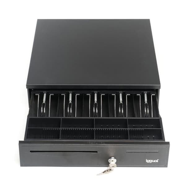Iggual Møntskuffe Iron-50 42cm Sort