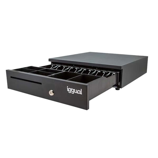 Iggual Myntlåda Iron-35 42cm Svart