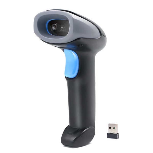 Globbaltec Viivakoodinlukija 2d Fast Speed Bluetooth Hopeinen