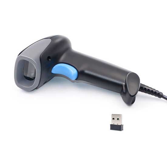 Globbaltec Viivakoodinlukija 2d Fast Speed Bluetooth Hopeinen
