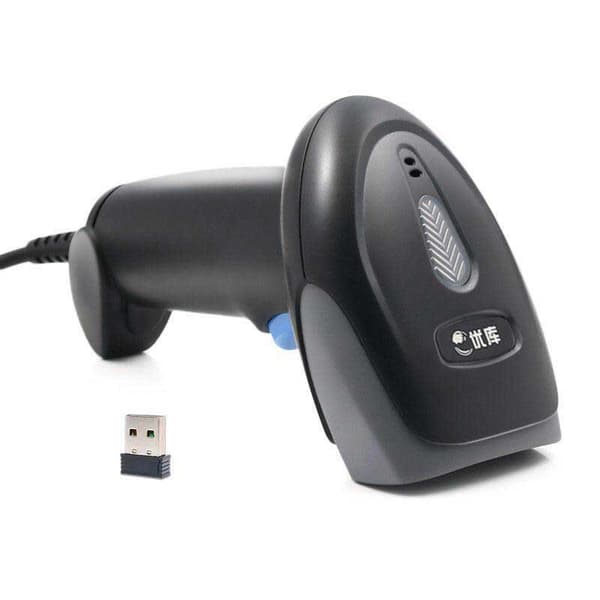 Globbaltec Viivakoodinlukija 2d Fast Speed Bluetooth Hopeinen