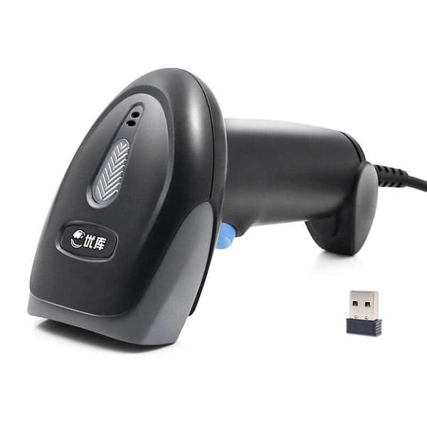 Globbaltec Viivakoodinlukija 2d Fast Speed Bluetooth Hopeinen