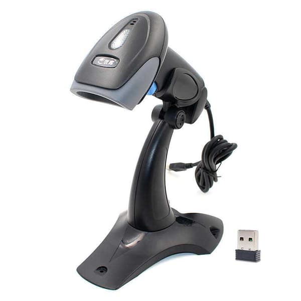 Globbaltec Viivakoodinlukija 2d Fast Speed Bluetooth Hopeinen