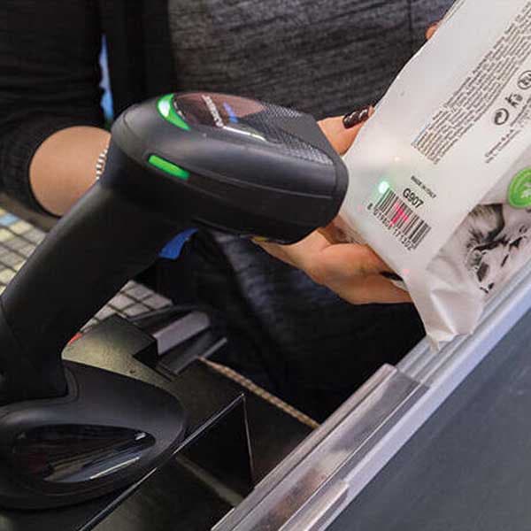 Datalogic Viivakoodinlukija Gryphon Gd4520-bkk1b Hopeinen