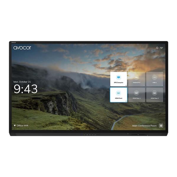 Avocor Taktil Monitor Avg-6560 65´´ 4k Led Gylden