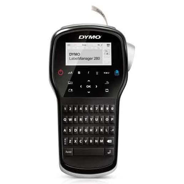 Dymo Labeller Label Manager 280 Musta musta, Hopea
