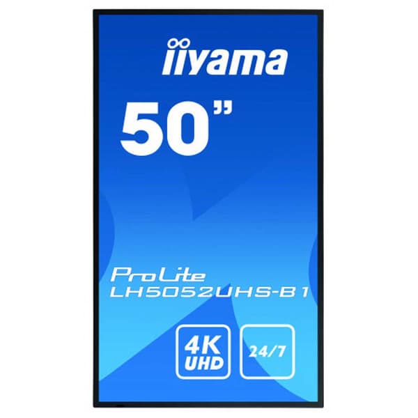 Iiyama Tryck På Monitor Prolite Lh5052uhs-b1 49´´ 4k Va Led Svart Europe PAL / EU Plug