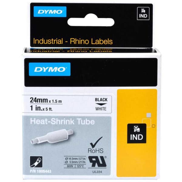 Dymo Bandetiketter Id1-24 Silver
