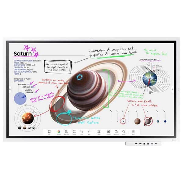 Samsung Overvåge Flip Pro Wm55b 55´´ Uhd Led Søvfarvet One Size / EU Plug