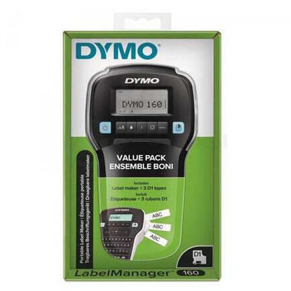 Dymo Billetprinter Kit Label Manager 160 Søvfarvet One Size / EU Plug